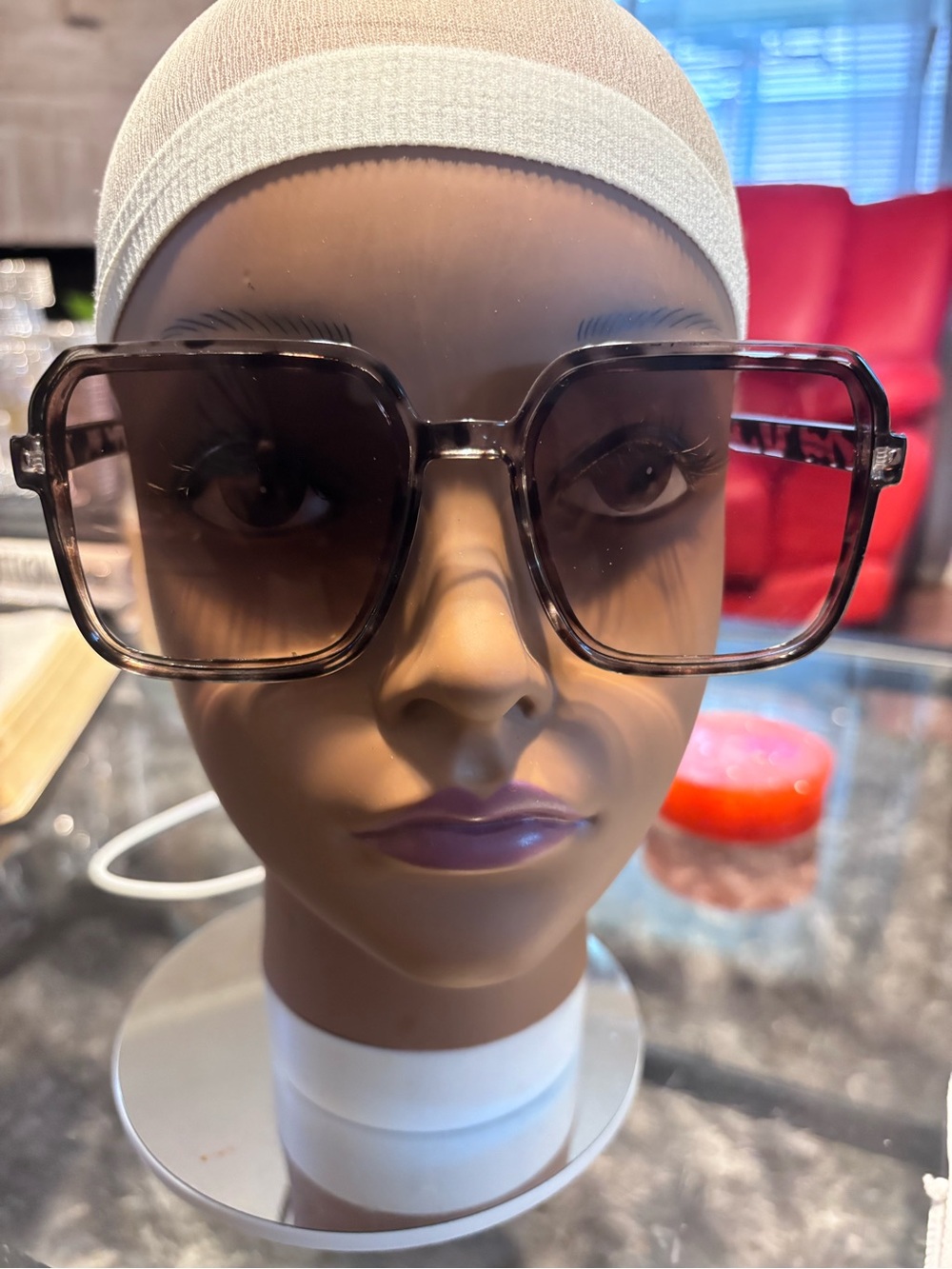 Fashion Nova Oversized Square Tortoiseshell Sunglasses
